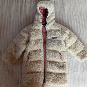 Patagonia Cream Sherpa Fleece Jacket